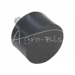 5 vnt - Universalus guminis bamperis 50x30 su vienu M10 varžtu - O50X30