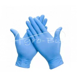5 vnt - Hibridinės nitrilo pirštinės, mėlynos, M dydžio - RDNM