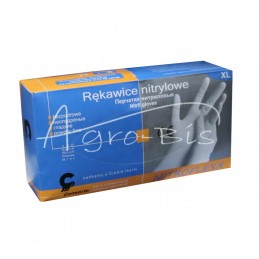 5 vnt - Hibridinės nitrilo pirštinės, mėlynos, XL dydžio - RDNXL