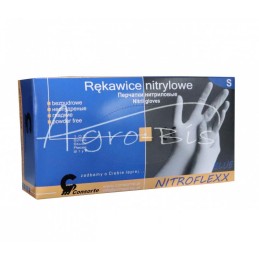 5 vnt - Hibridinės nitrilo pirštinės, mėlynos, S dydis - RDNS