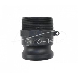 5 vnt - „Camlock“ jungties greito prijungimo kištukas, F tipo, polipropilenas, PP, 2 1/2" x 63 mm, PZL HYDRAL - ZCPF63H