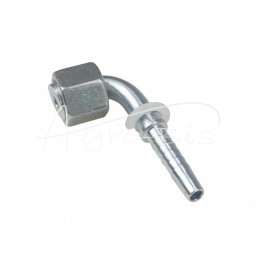 5 vnt - Hidraulinis antgalis ORFS 90° DN06 9/16 - 18 CATERPILLAR Premium HYDRAL - ORFS90DN06G9/16H