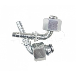 5 vnt - Hidraulinė jungtis DKOS 90° DN08 12S M20x1.5 sunki Premium HYDRAL - DKOS90DN08M20x1.5H