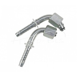 5 vnt - Užlenktas metrinis kampinis antgalis, vidinis sriegis DKOL 90° DN06 06L M12x1,5, raktas 14 Premium HYDRAL - DKOL90DN06L