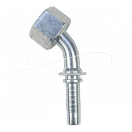 5 vnt - Hidraulinė jungtis DKOS 45° DN10 12S M20x1.5 sunki Premium HYDRAL - DKOS45DN10M20x1.5H