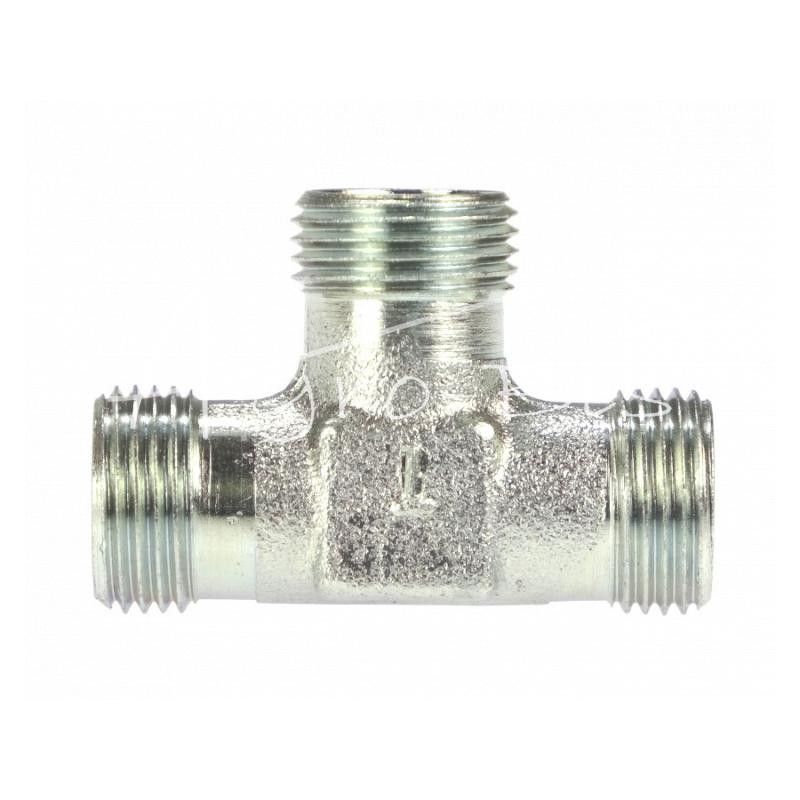 5 vnt - Jungtis - hidraulinė jungtis - trišakis M18x1.5 12L kalimas - HS45