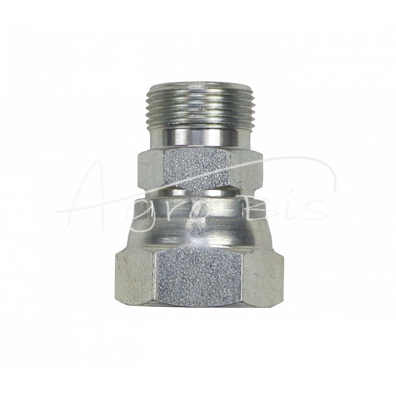 5 vnt - Hidraulinė jungtis - tiesi AB M27x2 - M24x1.5 18L/16S seno tipo kūgis be O žiedo - HS78