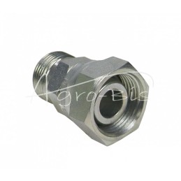 5 vnt - Hidraulinė jungtis - tiesi AB M27x2 - M24x1.5 18L/16S seno tipo kūgis be O žiedo - HS78