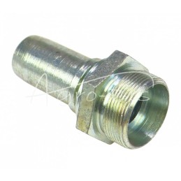 5 vnt - Gofruotas PTFE tefloninis žarnos antgalis DN15, B tipo M24x1.5, sunkvežimių žarnos PZL-Hydral - 68