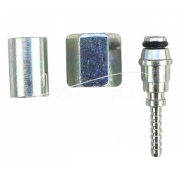 5 vnt - Termoplastinė žarnos antgalis DKOL 3.4 06 DN04 S31 S32 veržlė M12x1.5 PZL-Hidraulinės kabinos žarnos - 85/kpl