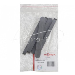 5 vnt - Prizminis raktas 13x8x100 DIN 6885 plienas C45 MORGA - 13x8x100M