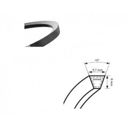 5 vnt - Sutvirtintas rulonų preso diržas SPZ-612 - SPZ-612/WZM