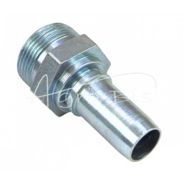 5 vnt - PTFE gofruoto teflono žarnos antgalis DN15, B2 tipas M26x1.5, sunkvežimių žarnos PZL-Hydral - 436