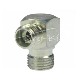 5 vnt - Jungtis - hidraulinė jungtis - alkūnė 90 BB M16x1.5 - M14x1.5 10L/8L - HS257