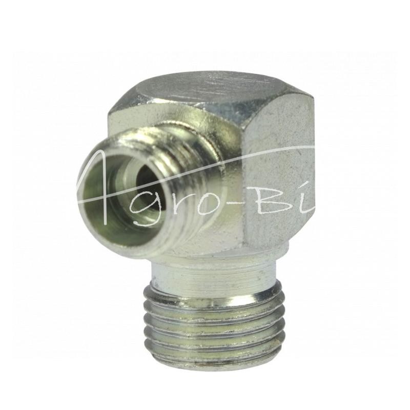 5 vnt - Jungtis - hidraulinė jungtis - alkūnė 90 BB M16x1.5 - M14x1.5 10L/8L - HS257