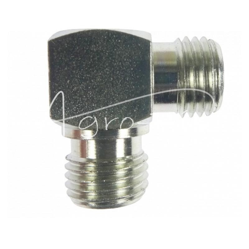 5 vnt - Hidraulinės jungties alkūnė 90 BB M14x1.5 8L - HS291