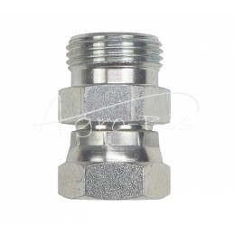 5 vnt - Hidraulinė jungtis - tiesi AB M22x1.5 - M27x2 15L/18L seno tipo kūgis be O žiedo - HS93