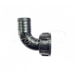 5 vnt - Alkūninė jungtis skysčio perpildymo vamzdeliui iš FI-25 purkštuvo skirstytuvo į baką - RD/RF 3/5-28