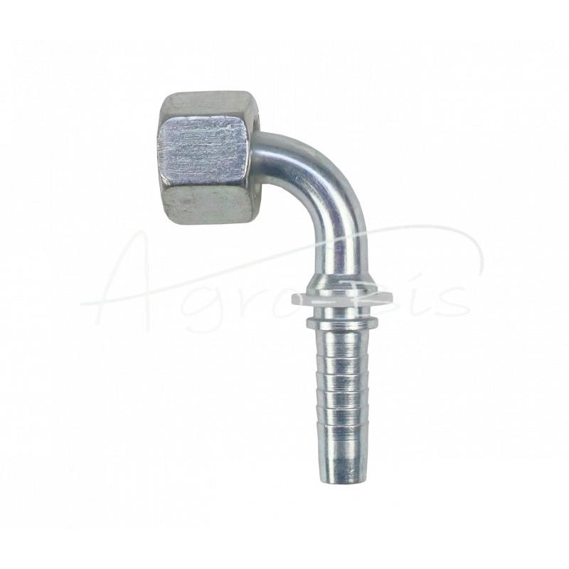 5 vnt - Hidraulinis antgalis ORFS 90° DN10 11/16 - 16 CATERPILLAR Premium HYDRAL - ORFS90DN10G11/16H