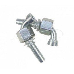 5 vnt - Hidraulinis antgalis ORFS 90° DN10 11/16 - 16 CATERPILLAR Premium HYDRAL - ORFS90DN10G11/16H