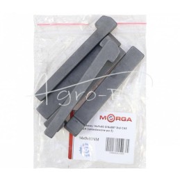 5 vnt - Nosies pleištas 14x9x80 DIN6887 plienas C45 MORGA - 14x9x80NM