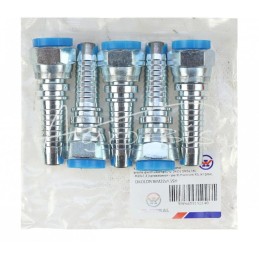 5 vnt - Užgožtas metrinis tiesus vidinis sriegis DKOL DN16 15L M22x1.5 Premium PZL HYDRAL - DKOLDN16M22x1,5SH