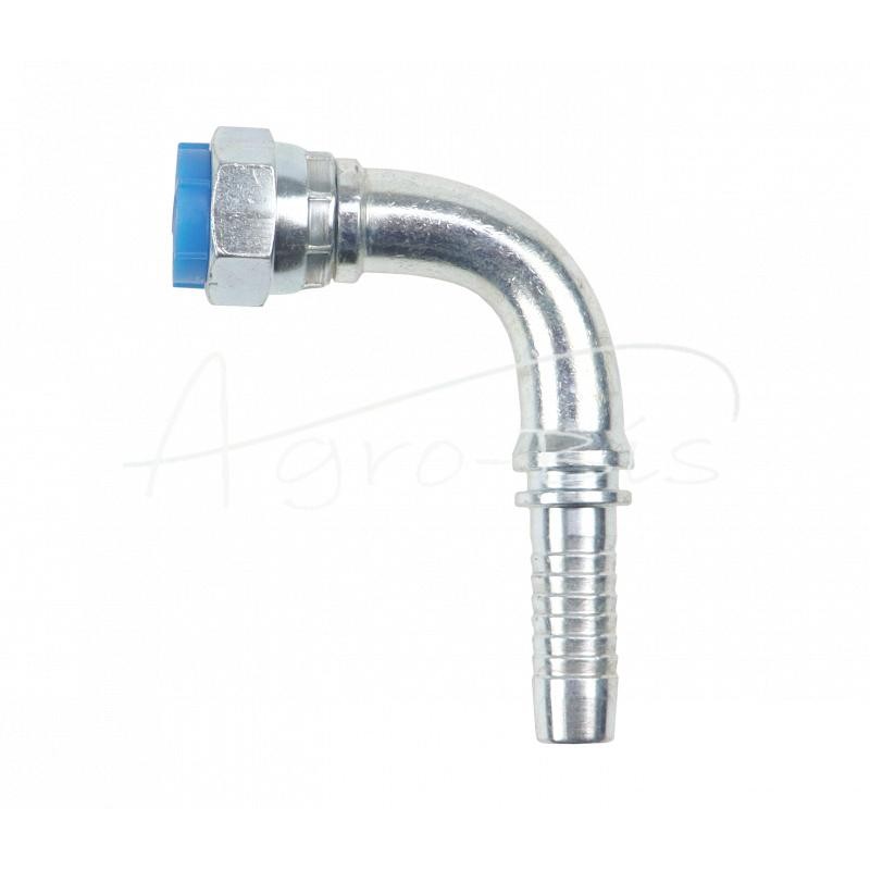 5 vnt - Metrinis kampinis antgalis, vidinis sriegis, KOL 90°, DN13 12L, M18x1.5, HYDRAL - KOL90DN13M18x1.5SH