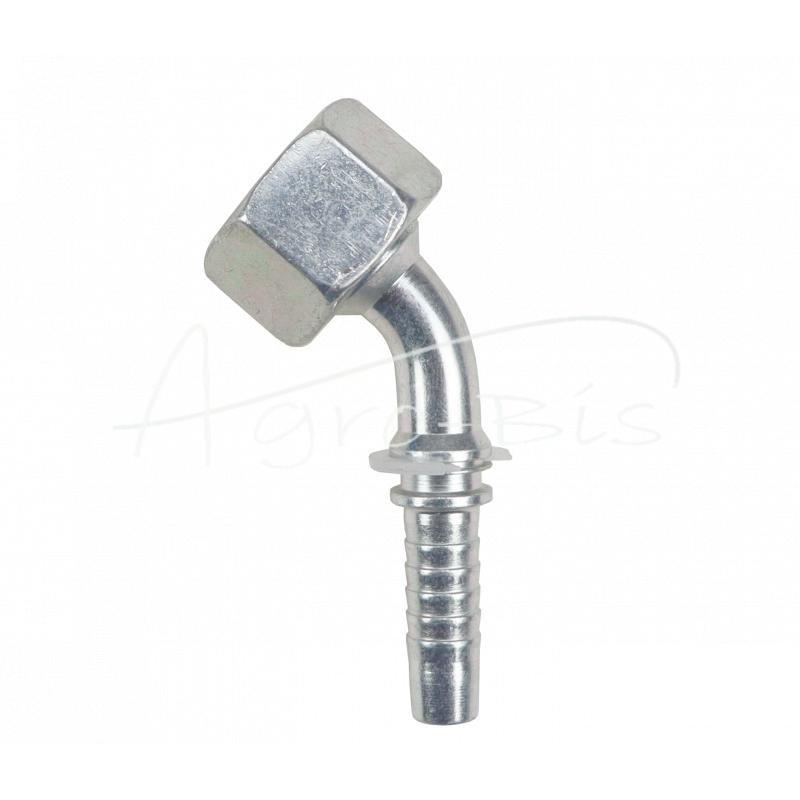 5 vnt - Hidraulinė jungtis DKR 45° DN10 1/2" Premium HYDRAL - DKR45DN10G1/2H