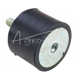 5 vnt - Guminis-metalinis bamperis 40x30 vieno varžto bamperis - Pw40x30/1