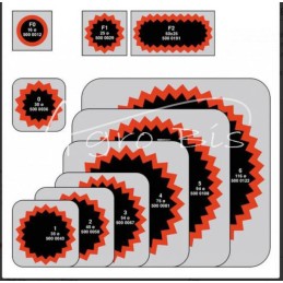 5 vnt - Universalus lopas kameroms Nr. 7B FI-150/75mm Tip Top - LAT48129