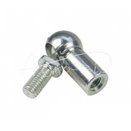 5 vnt - Kampinis šarnyras su spaustuku DIN 71802 sriegis M10, M10 kairysis MORGA - 7180210L