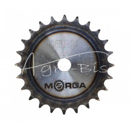 5 vnt - Grūdinto grandinės žvaigrio disko 06B-1 Z-24 išorinis skersmuo 76,7 mm MORGA - T06B124M