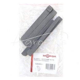 5 vnt - Nosies pleištas 12x8x90 DIN6887 plienas C45 MORGA - 12x8x90NM