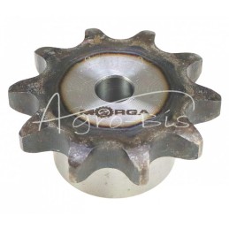 5 vnt - Grūdinto grandinės žvaigriovelis su flanšu, stebule 10B-1 Z-10 išorinis skersmuo - 58,3 mm MORGA - S10B110M