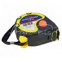 5 vnt - Ruletė su ritinėliu, 7,5 m, plieninė, 25 mm pločio - MZ7.5M