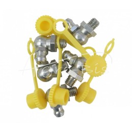 5 vnt - M6x90 tepalo antgalių rinkinys, 5 vnt., geltonas tepalo antgalio dangtelis PZL HYDRAL - 714120690ZUH