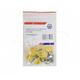 5 vnt - M6x90 tepalo antgalių rinkinys, 5 vnt., geltonas tepalo antgalio dangtelis PZL HYDRAL - 714120690ZUH