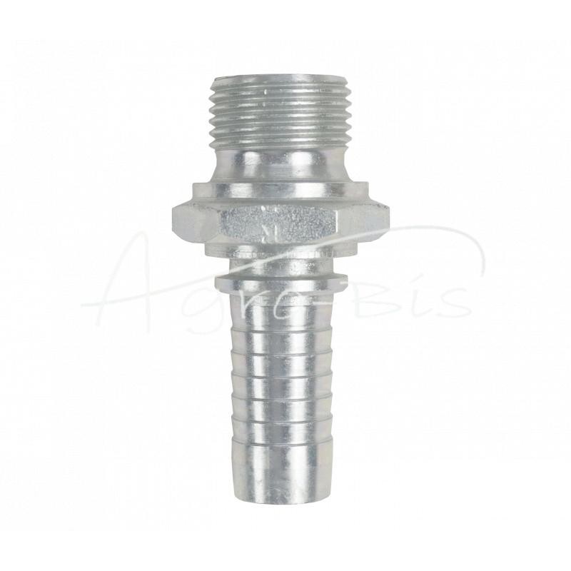 5 vnt - Hidraulinės jungties antgalis AGR DN16 5/8" BSP S24 Premium HYDRAL - AGRDN16G5/8H