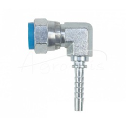 5 vnt - Hidraulinė jungtis DKR 90° DN06 3/8" kompaktiška kaltinė Premium HYDRAL - DKR90DN06G3/8KH