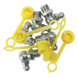 5 vnt - M8x90 tepalo antgalių rinkinys, 5 vnt., geltonas tepalo antgalio dangtelis PZL HYDRAL - 714120890ZUH