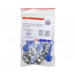 5 vnt - M10x45 tepalo antgalių rinkinys, 5 vnt., mėlynas tepalo antgalio dangtelis PZL HYDRAL - 714121045NH