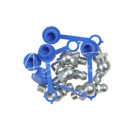 5 vnt - M6x45 tepalo antgalių rinkinys, 5 vnt., mėlynas tepalo antgalio dangtelis PZL HYDRAL - 714120645NH