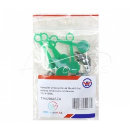 5 vnt - M6x45 tepalo antgalių rinkinys, 5 vnt., žalias tepalo antgalio dangtelis PZL HYDRAL - 714120645ZH