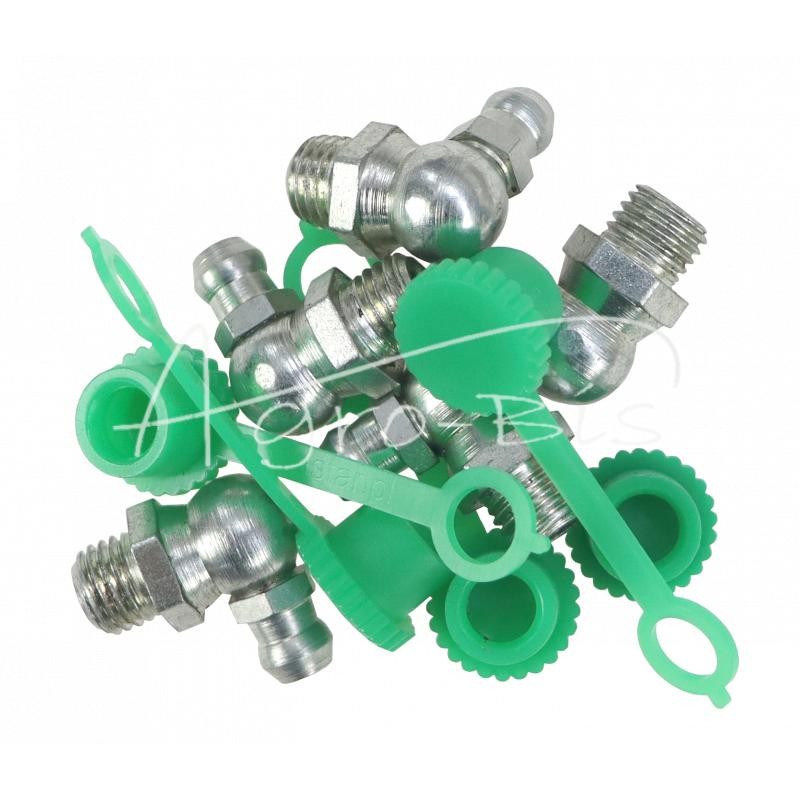 5 vnt - M8x90 tepalo antgalių rinkinys, 5 vnt., žalias tepalo antgalio dangtelis PZL HYDRAL - 714120890ZH