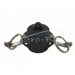 5 vnt - „Camlock“ nuolatinės srovės jungties dangtelis, 16 barų, polipropilenas, PP, 1/2 colio x 13 mm, PZL HYDRAL - ZCDPC13H