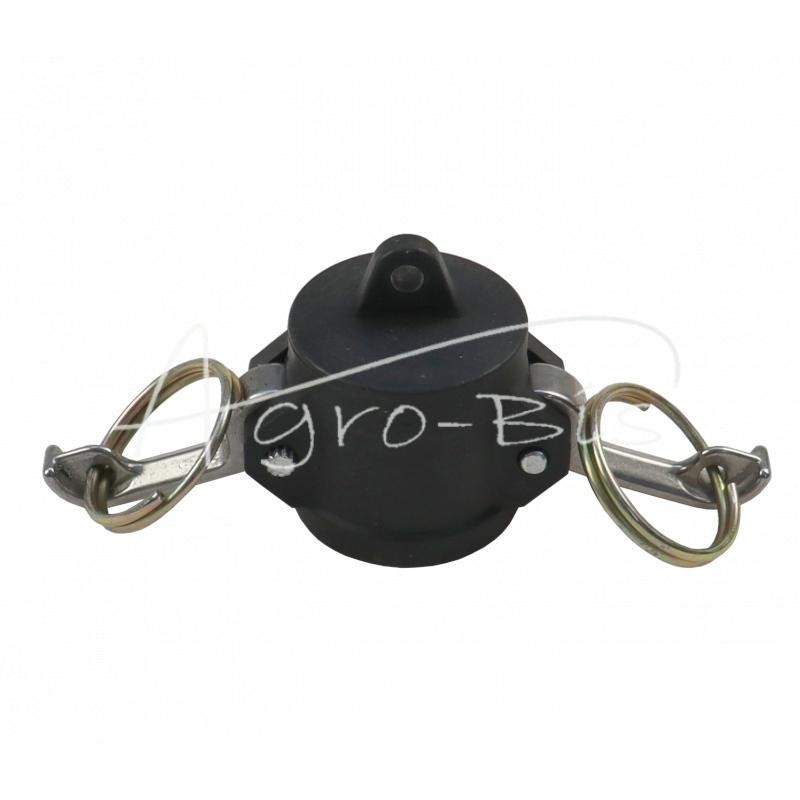 5 vnt - „Camlock“ nuolatinės srovės jungties dangtelis, 16 barų, polipropilenas, PP, 1/2 colio x 13 mm, PZL HYDRAL - ZCDPC13H