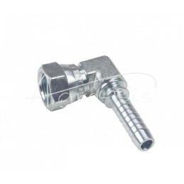 5 vnt - Hidraulinė jungtis DKR 90° DN10 3/8" kompaktiška kaltinė Premium HYDRAL - DKR90DN10G3/8KH