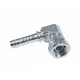 5 vnt - Hidraulinė jungtis DKR 90° DN10 3/8" kompaktiška kaltinė Premium HYDRAL - DKR90DN10G3/8KH