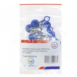 5 vnt - M8x90 tepalo antgalių rinkinys, 5 vnt., mėlynas tepalo antgalio dangtelis PZL HYDRAL - 714120890NH