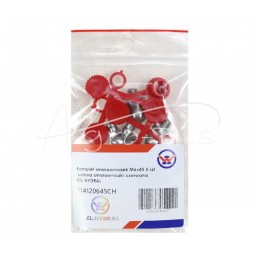 5 vnt - M6x45 tepalo antgalių rinkinys, 5 vnt., raudonas tepalo antgalio dangtelis PZL HYDRAL - 714120645CH